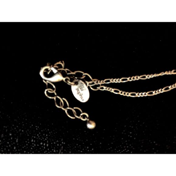 14 Inch Milk Glass and Aurora Borealis Vintage Style Necklace by Lia Sophia - Picture 7 of 8